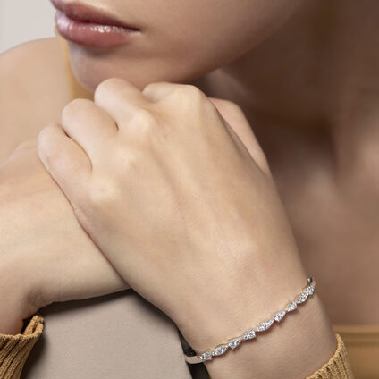 Aerial Dewdrop 鑽石手鐲, , large