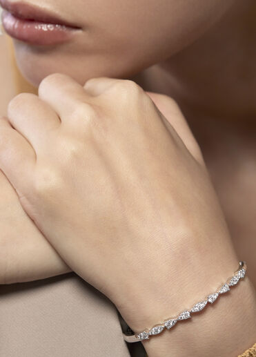 Aerial Dewdrop 鑽石手鐲, , large