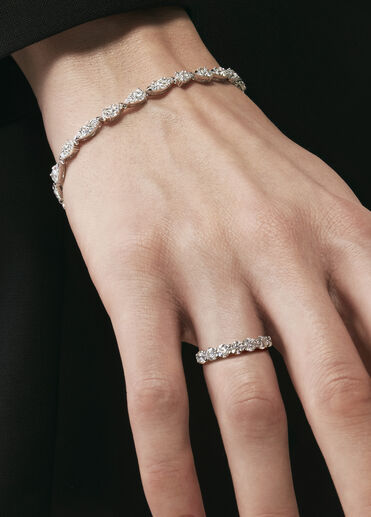 Aerial Dewdrop Line 鑽石手鏈（中）, , large