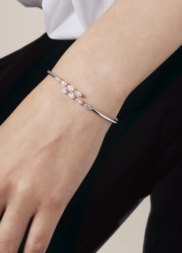 Aerial Marquise Flexi 鑽石手鐲, 18K 黄金, large