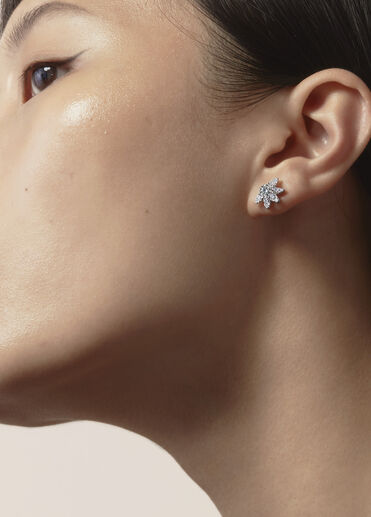 Aerial Sunburst 鑽石耳環, , large