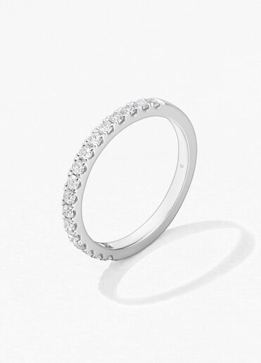 Transcend Premier 鑽石戒指, 18K 白金, large