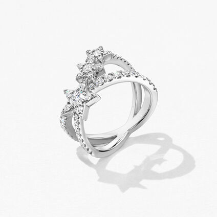 Illa Star Of The Show 鑽石戒指, 18K 白金, large