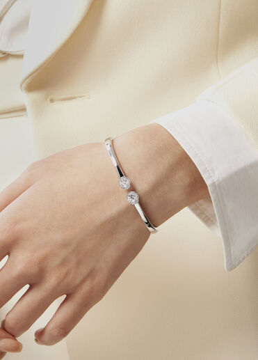 Ellipse鑽石手鐲, 18K 玫瑰金（含鉑金）, large