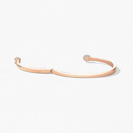 Ellipse鑽石手鐲, 18K 玫瑰金（含鉑金）, large