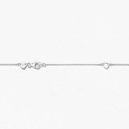 Vela Crossover 鑽石項鍊, 18K 白金, large