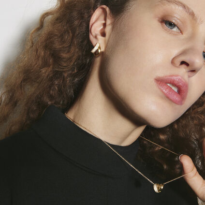 INSIDE/OUT 鑽石項鍊, 18K 白金, large