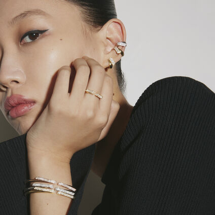 INSIDE/OUT Flip 鑽石戒指, 18K 白金, large