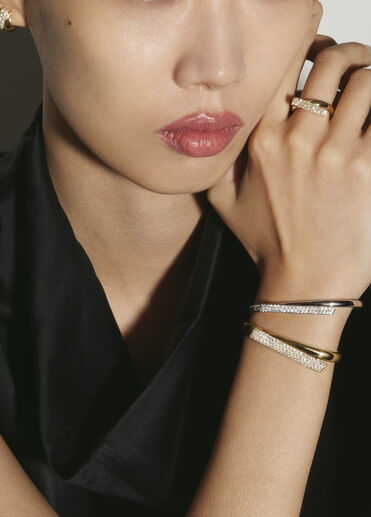 INSIDE/OUT Flip 鑽石耳環, 18K 黄金, large