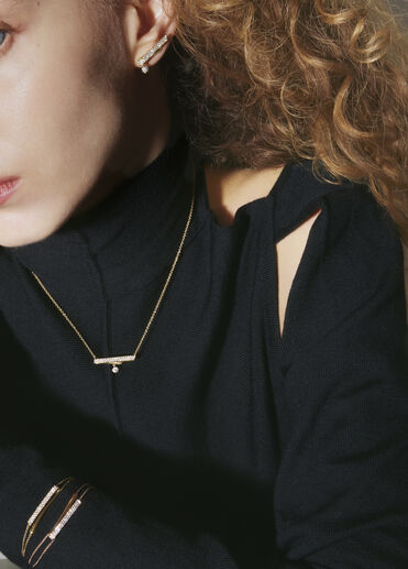 INSIDE/OUT Flip 鑽石手鍊, 18K 玫瑰金, large