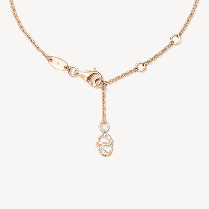 Aerial Open Sunburst 鑽石手鍊, 18K 玫瑰金, large