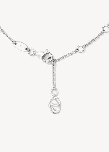 Aerial Open Sunburst 鑽石手鍊, 18K 白金, large